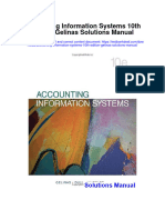 Accounting Information Systems 10th Edition Gelinas Solutions Manual