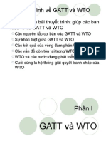 Bài thuyết trình về GATT và WTO