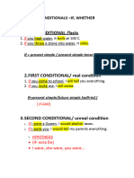 Conditionals