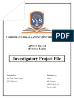 Phy Project File Cover Pages