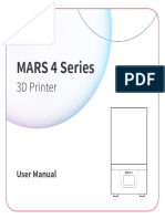 ELEGOO MARS 4 MAX Photocuring 3D Printer User Manual