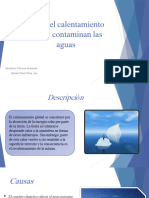 Como El Calentamiento Global Contaminan Las Aguas Daniel David Noa Joa Paloma Araneda