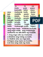 Tagalog Reading Materials