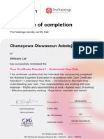 Certificate of Completion: Olumayowa Oluwaseun Adedeji