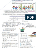 Números Diretamente e Inversamente Proporcionais