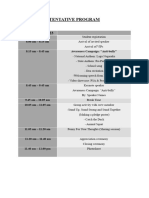 Tentatif Program