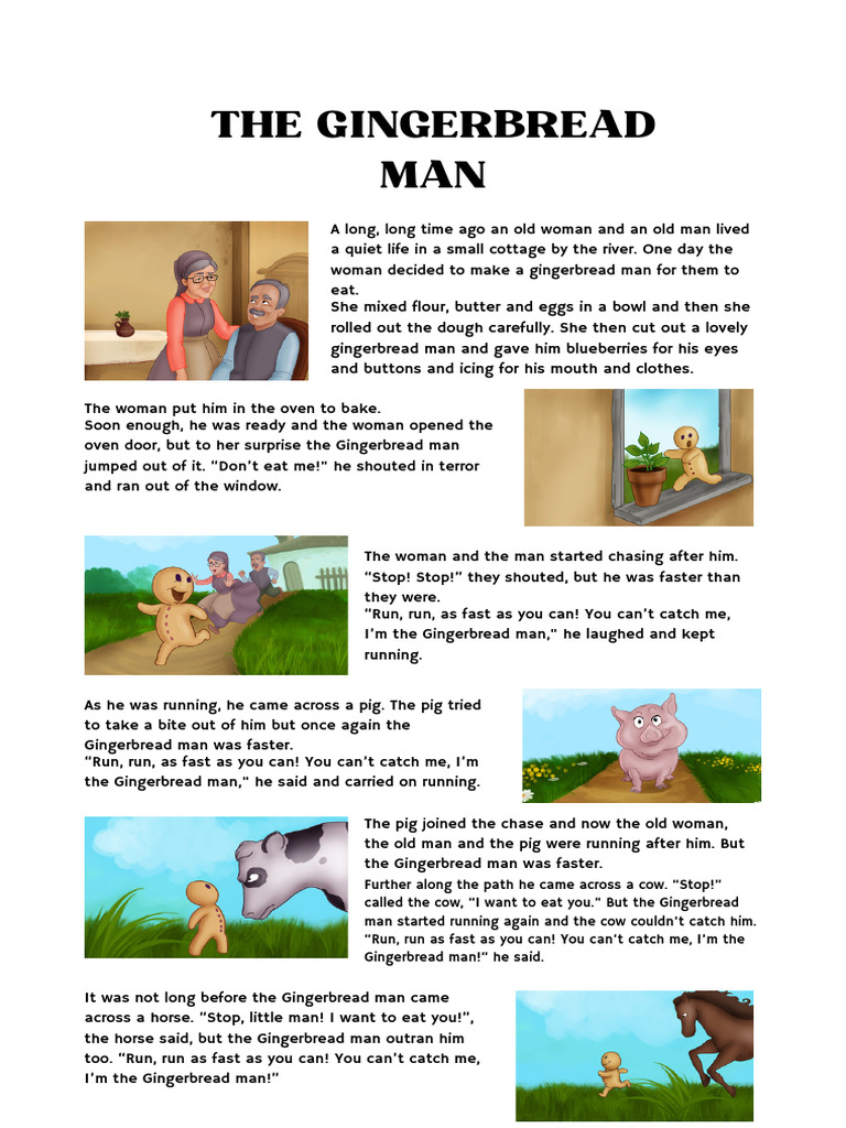 The Gingerbread Man: A Classic Tale | PDF