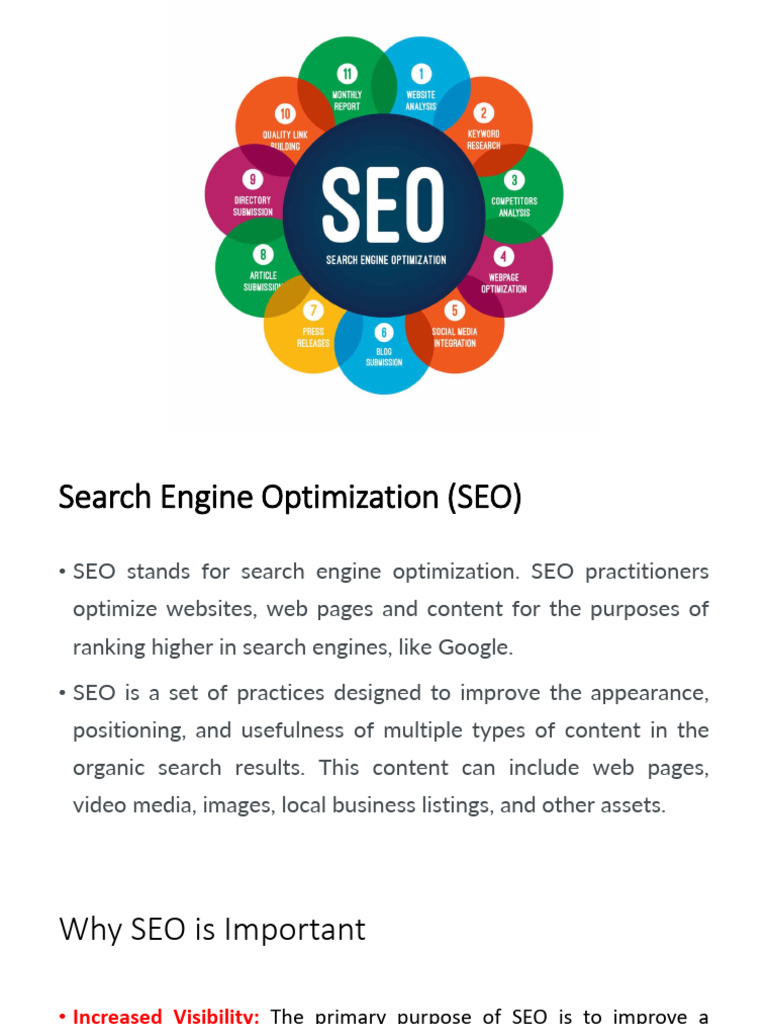 Unit 4 Search Engine Optimization PDF Search Engine Optimization