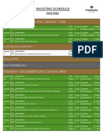 Cli - Nite Shooting Schedule 5d