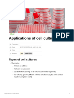 Applications of Cell Culture