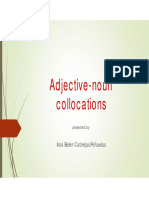 Adjective-Noun Collocations - Presentation