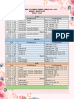 Jadwal Mata Pelejaran