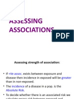 Assesing Associations Epidemiology