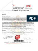Visa Application Approval Notification Letter: WWW - Canadainternational.gc - Ca