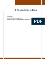 Import of Automobiles in India