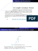 Parametric Representation of Curves and Arc Length