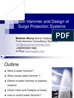 Water Hammer and Design of Surge Protection Systems