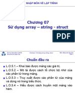 Ch07 - Array String Struct