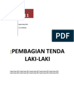 Pembagian Tenda Laki-Laki