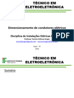 Dimensionamento de Condutores (Instituto Federal)