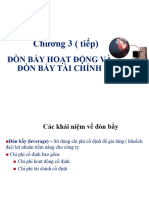 Chương 3 - Đòn Bẩy Hoạt Động Và Đòn Bẩy Tài Chính