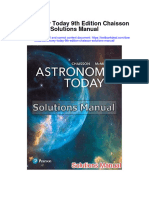 Astronomy Today 9th Edition Chaisson Solutions Manual