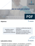 Aula 2 - Laboratório de Análises Clínicas Setores