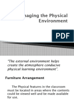 3.3managing The Physical Environment