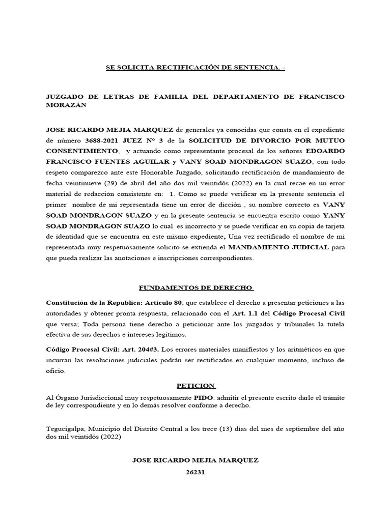 Escrito de Rectificacion. PDF
