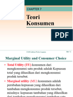 Pertemuan - Ke - 5 - Teori Konsumen