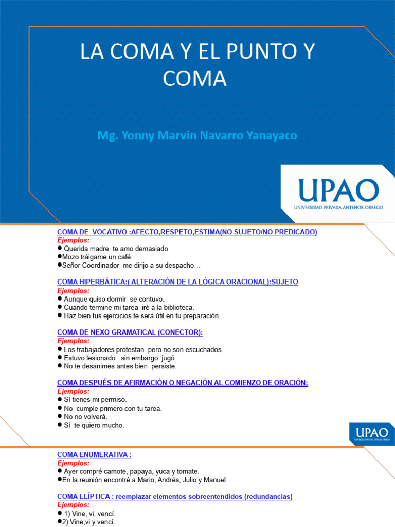 La Coma y El Punto y Coma | PDF
