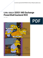 CVE 2023 32031 MS Exchange PowerShell Backend RCE Out of Band Writes