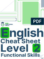 English Cheat Sheet Booklet