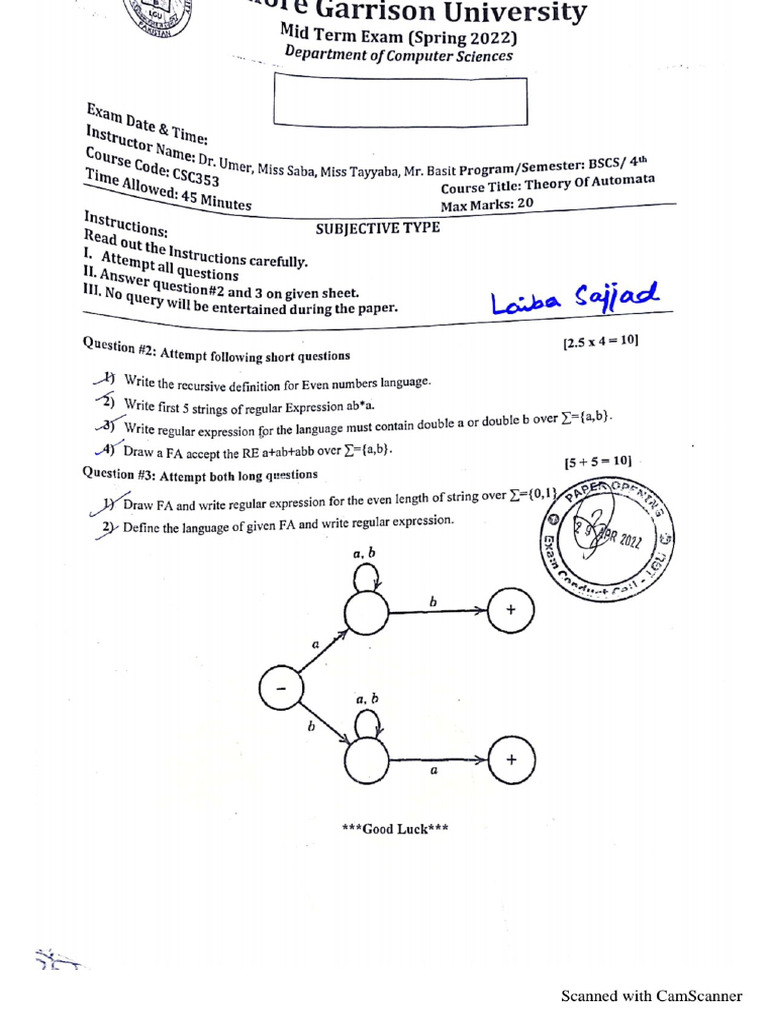 4 TH Semester Paper | PDF