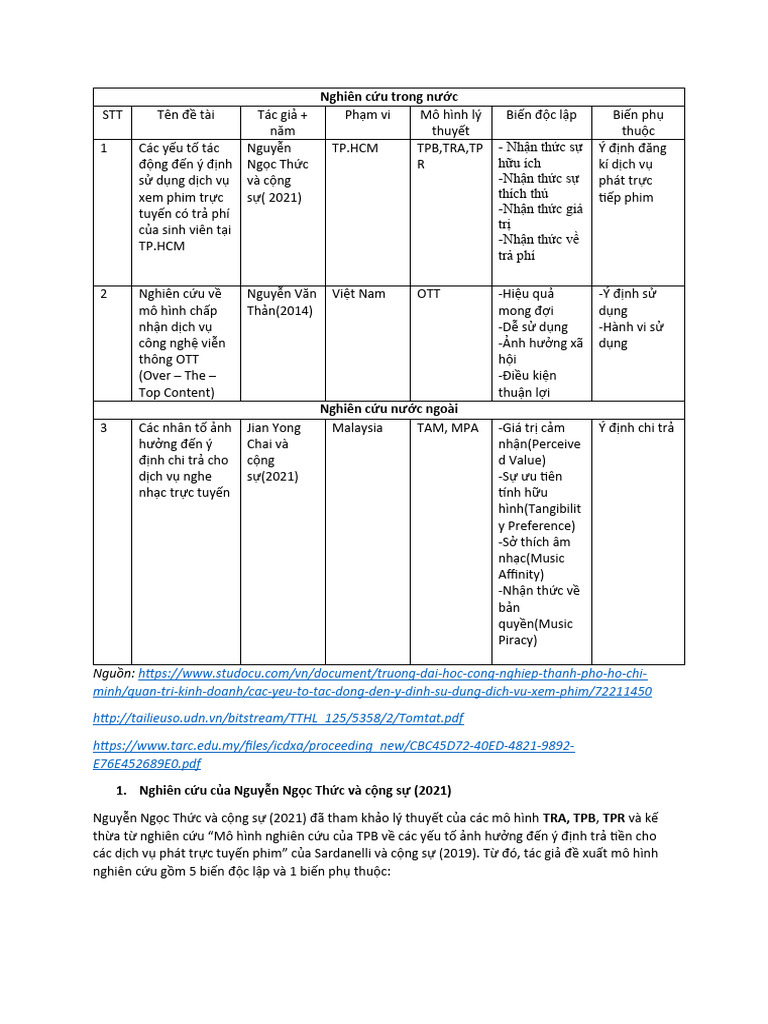 Mô hình tham khảo 2 | PDF