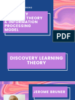 Discovery Learning Theory Information Process Model