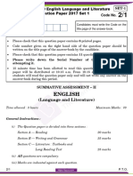 CBSE Class 10 English Language and Literature Previous Year Question Paper 2017 Set 2 1