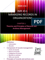 Managing Records in Organizations