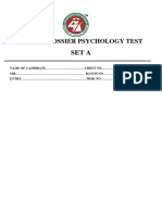 Dozier Assessment in SSB Interviews