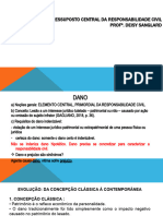 Dano: Pressuposto Central Da Responsabilidade Civil Prof . Deisy Sanglard