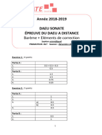 Barème + Éléments de Correction Sujet DAEU B17 Déc.2019 Maths