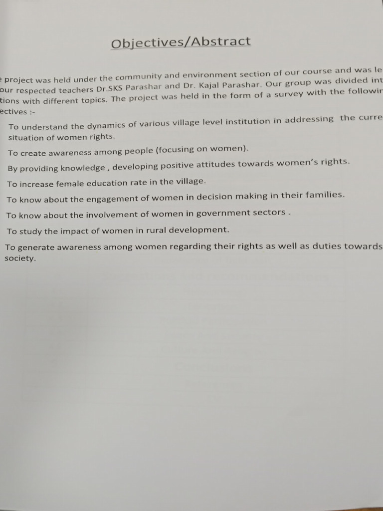 Cep Project Pdf Empowerment Gender Equality