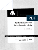 New Nondestructive Tests For The Automotive Industry