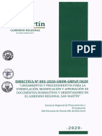 Directiva 003-2020