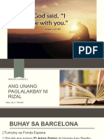 Rizal-Modyul 4 Aralin 1-3
