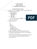 Soal Pas Program Linear Kls 11