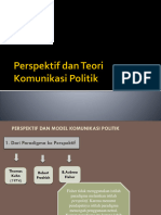 Perspektif Dan Teori Komunikasi Politik