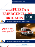 Respuesta A Emergencia de Brigadistas - Evacuación y Rescate