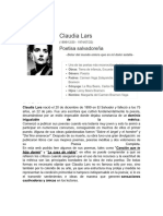 Claudia Lars Biografia y Vida