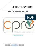 Manuel D'utilisateur - Cpro